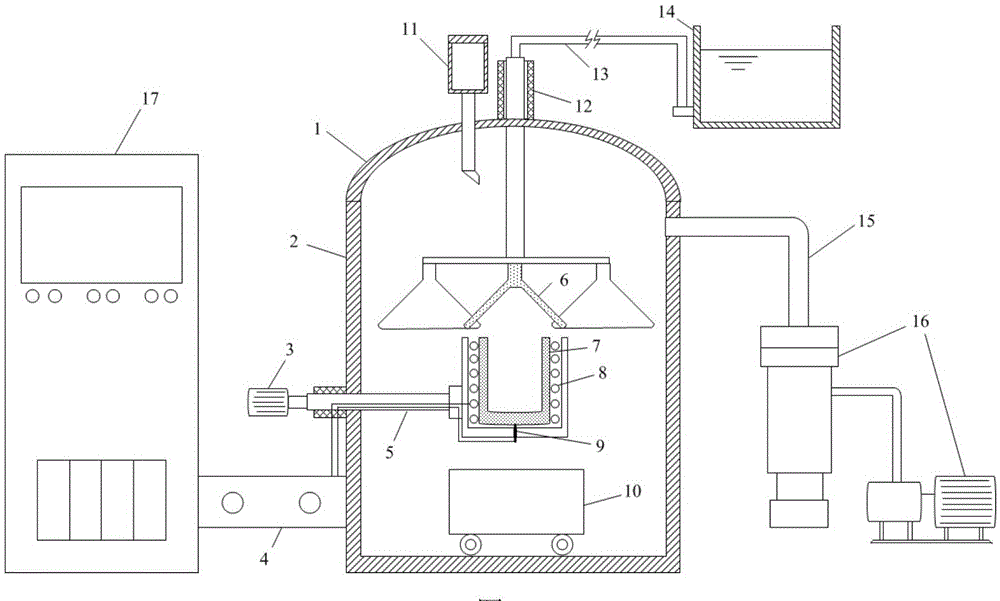 Vacuum continuous separation and recovery device for mixed metals in electronic waste