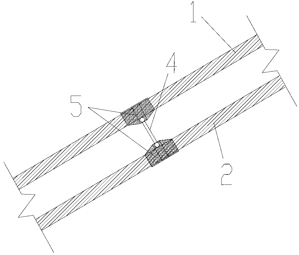 Stay cable device for kilometric cable stayed bridge and mounting method thereof