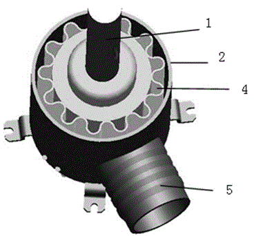 X-ray tube heat dissipation device