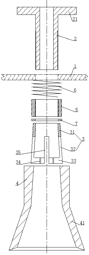 Low-voltage insulated wire waterproofing device