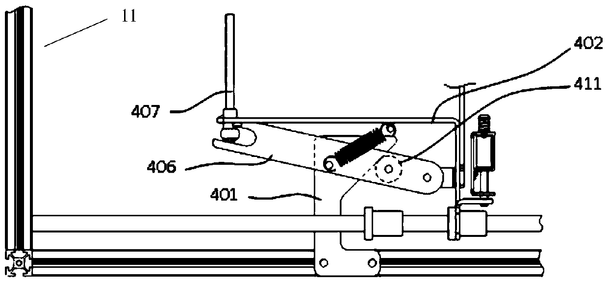 Folded extraction device of automatic clothes folding machine