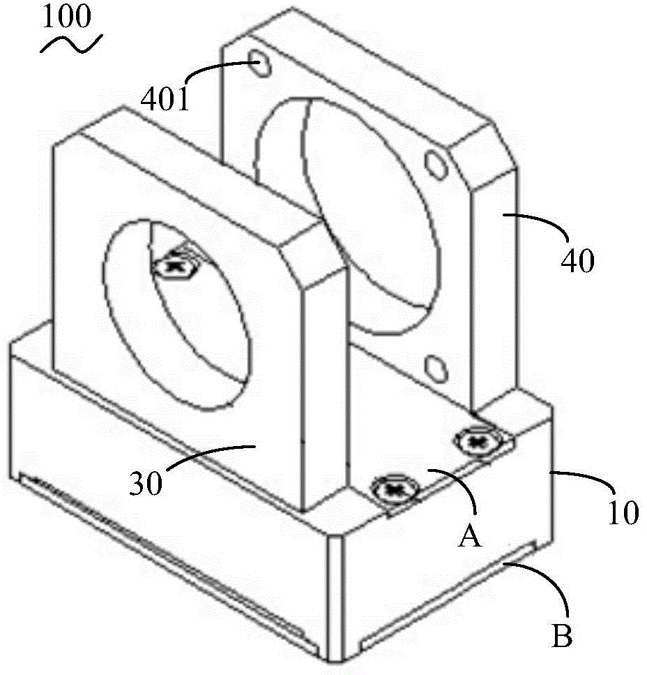 Interference objective driving device