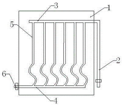 Plate and tube type refrigerator efficient condenser
