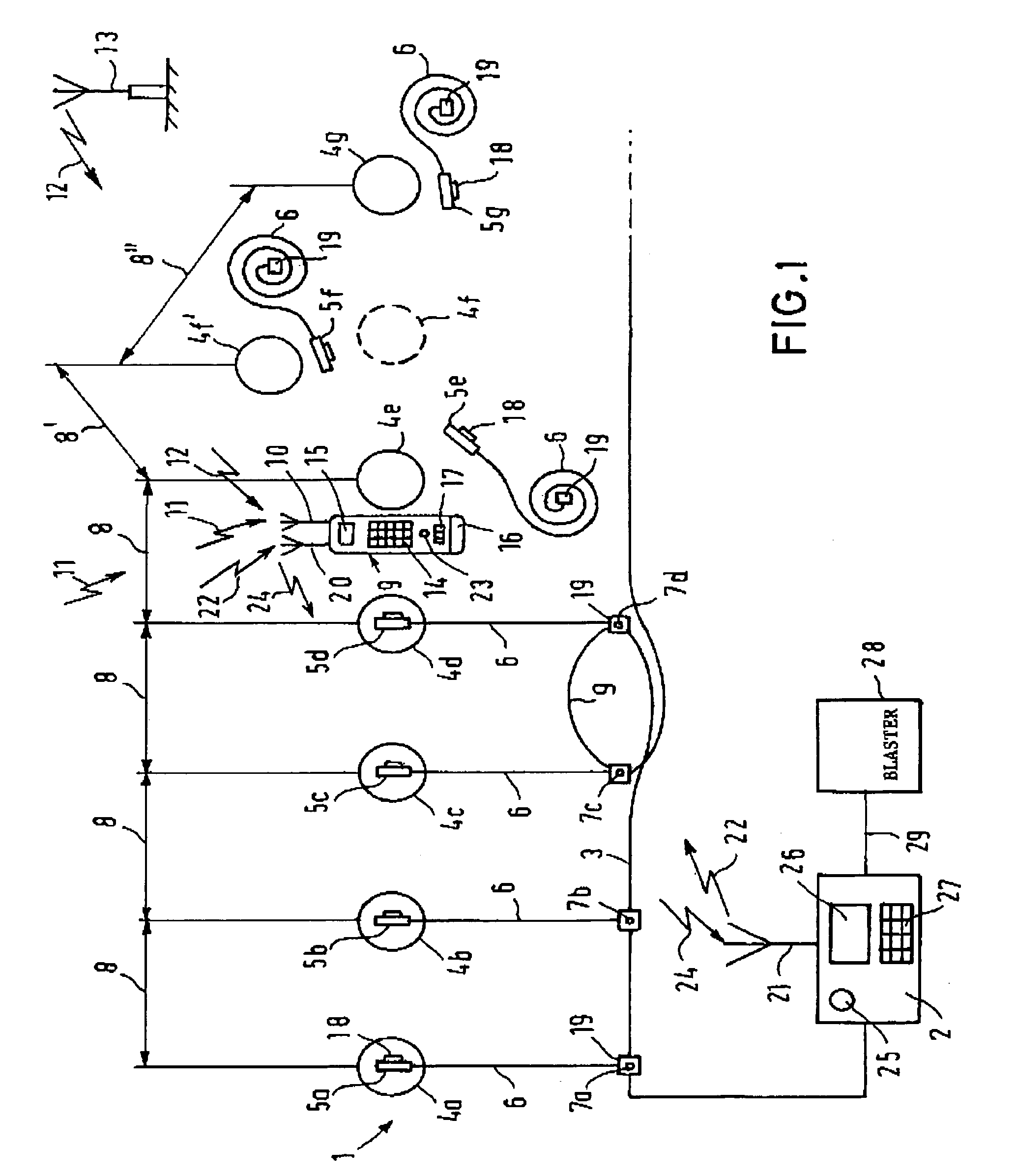 Method for installing an ignition system, and ignition system