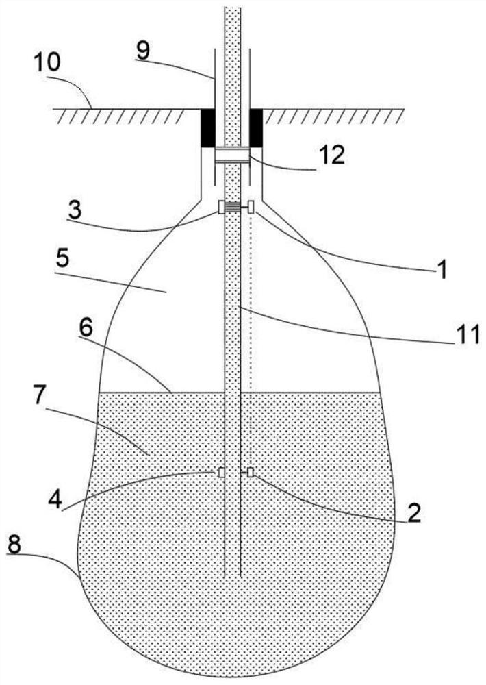 A method and system for measuring gas-liquid interface of salt cavern gas storage based on sound velocity difference