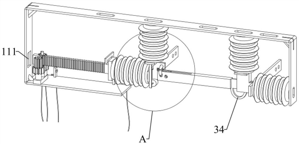 A manual disconnecting and connecting device