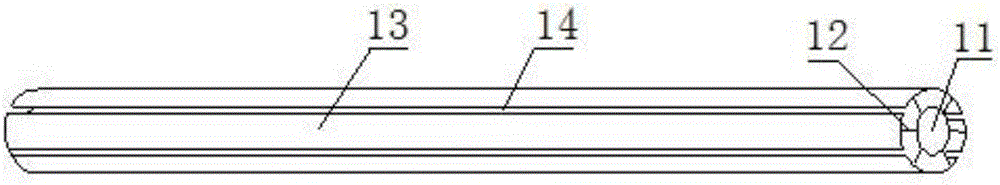 Line-arranging bushing of external connecting line of computer