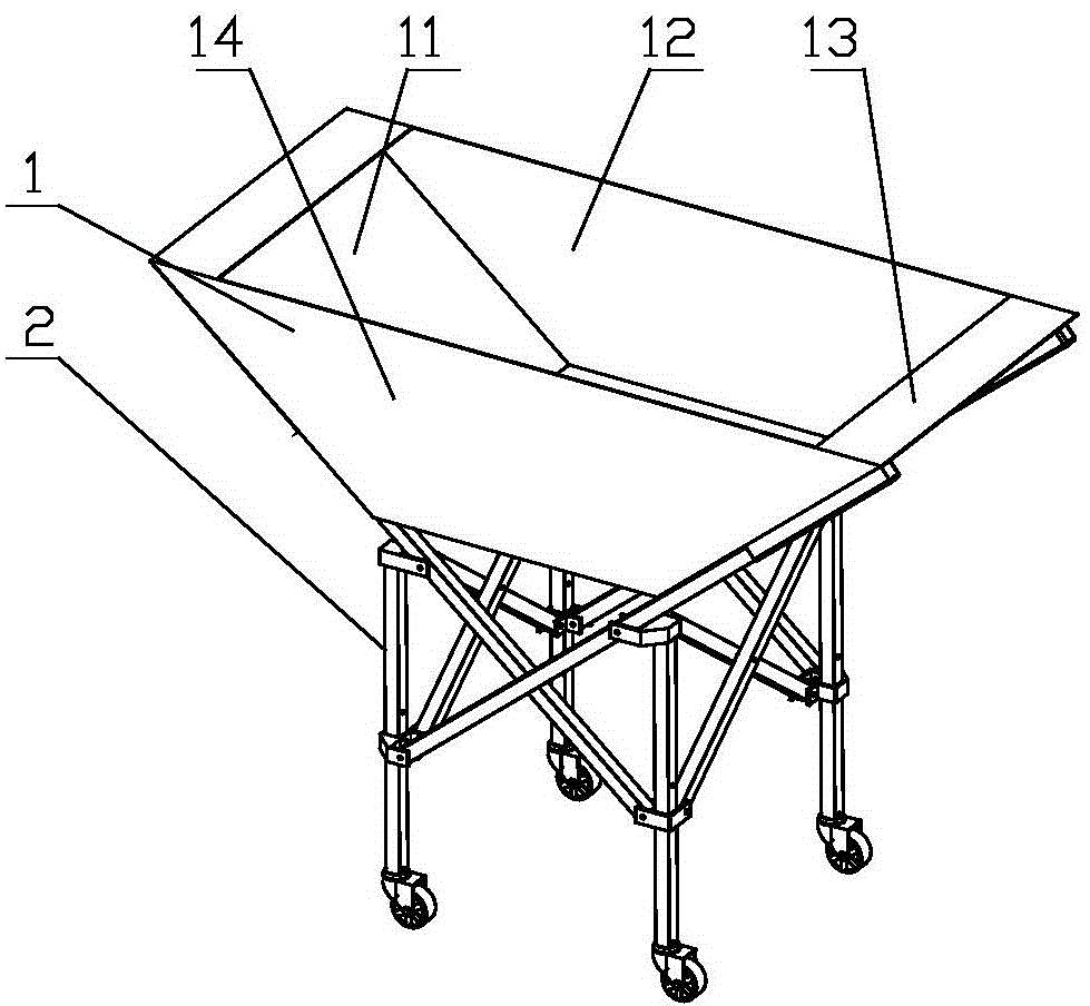 Ball sports goods transfer cart