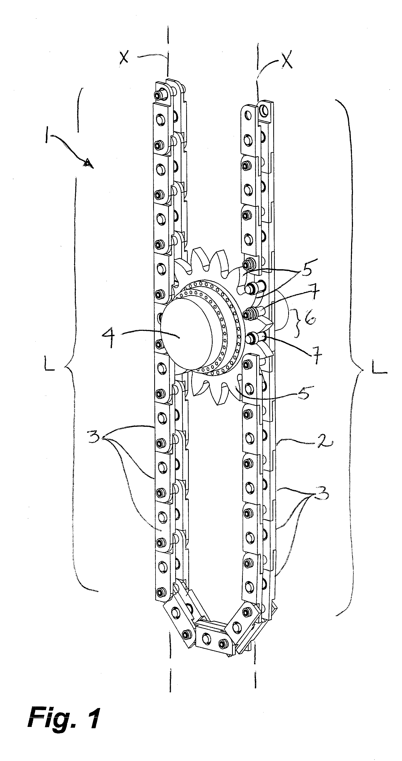 Roller chain and sprocket system