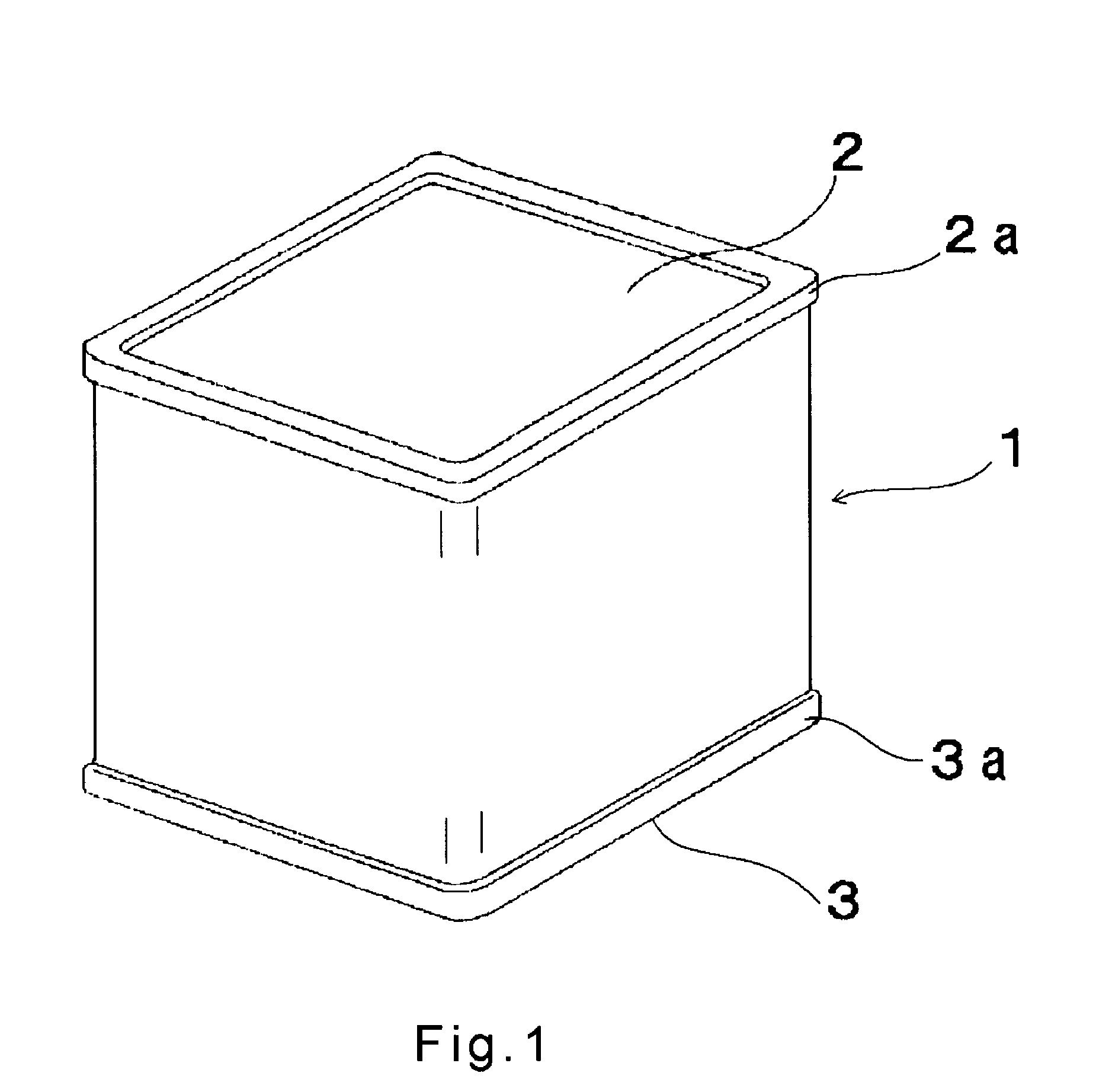 Three-piece square can and method of manufacturing the same