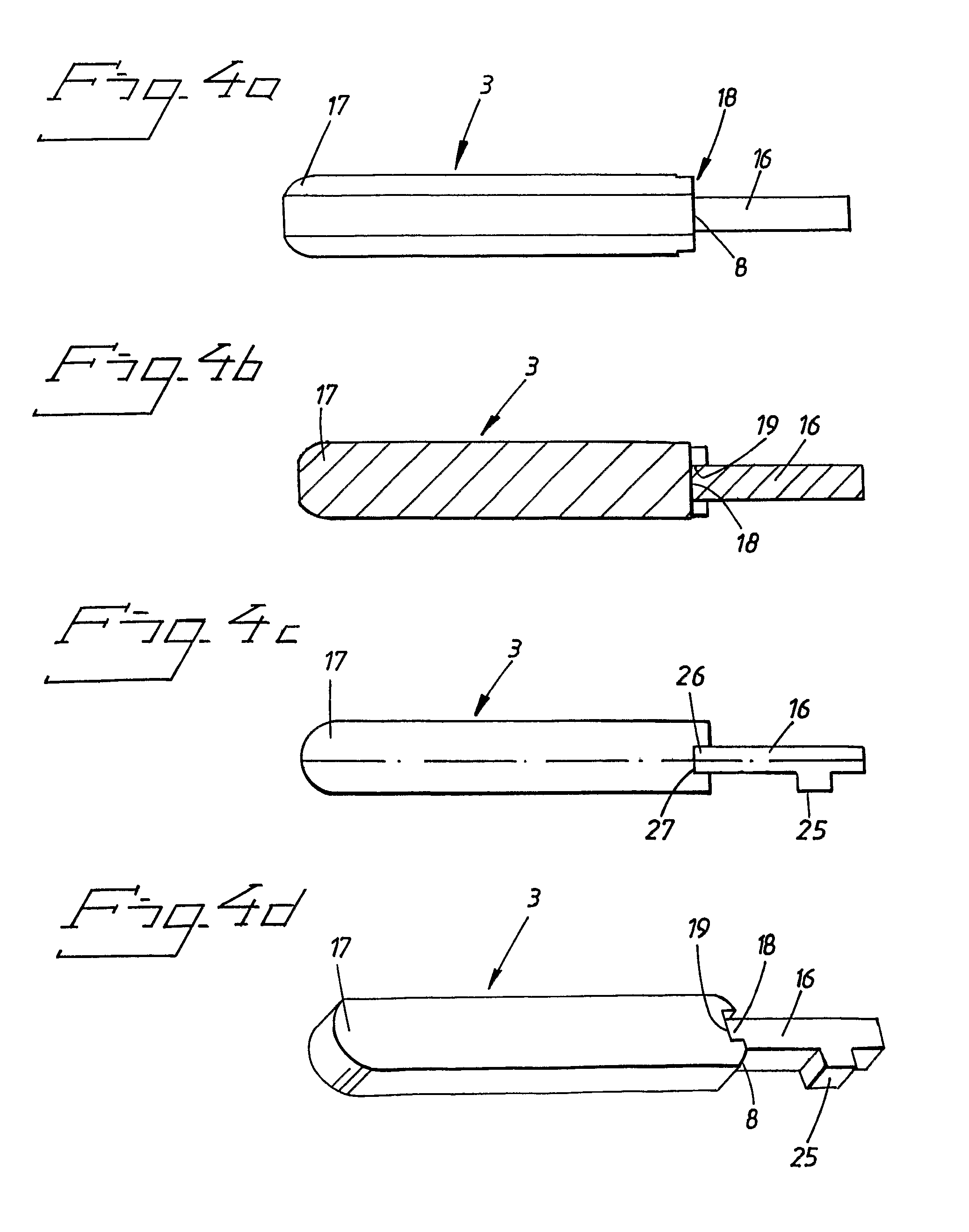 Self-sharpening, auto-signalling wearing part