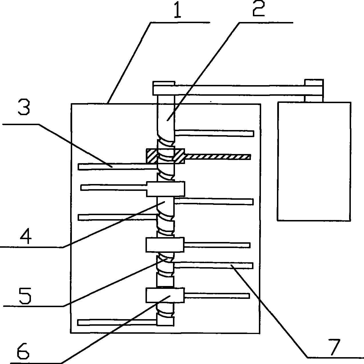 Automatic pasty-material-cleaning stirrer