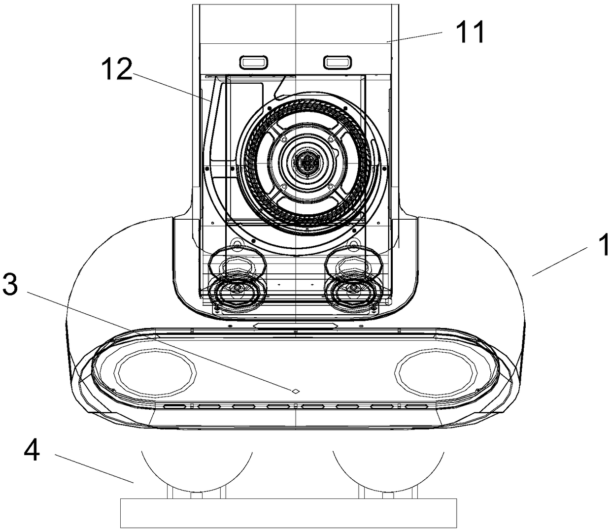 Range hood with gesture control and visual detection functions, and noise reduction method thereof