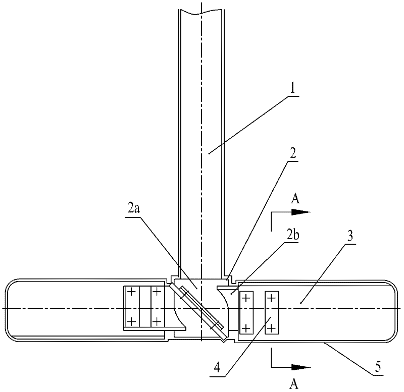 Large-scale desulphurization stirring paddle