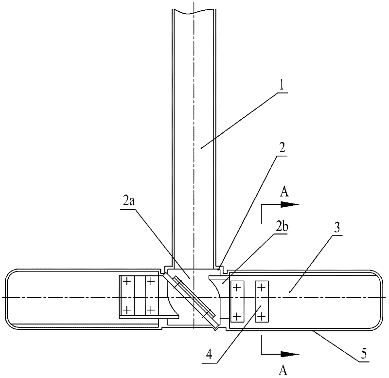 Large-scale desulphurization stirring paddle