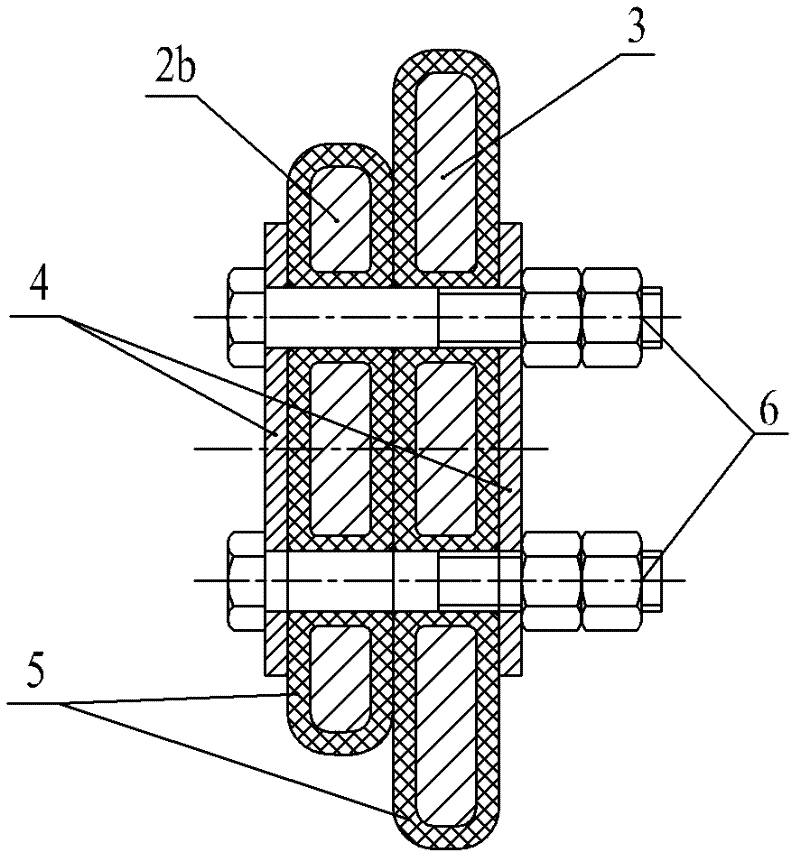 Large-scale desulphurization stirring paddle