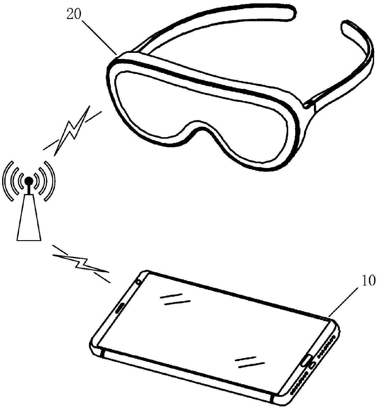 Virtual reality game system and virtual reality game implementation method