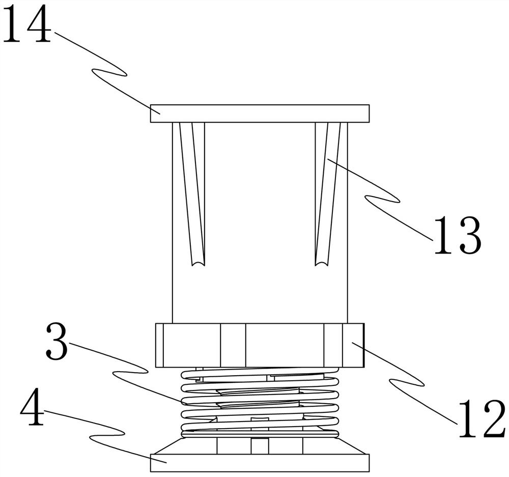 Rapid automatic leveling load-bearing element structure and mounting method