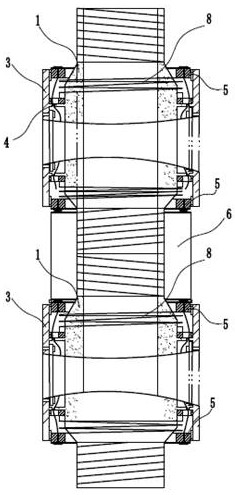 Wax deposition prevention device for oil production well