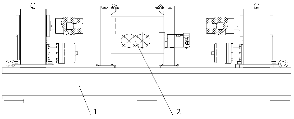 A spreader reducer test system