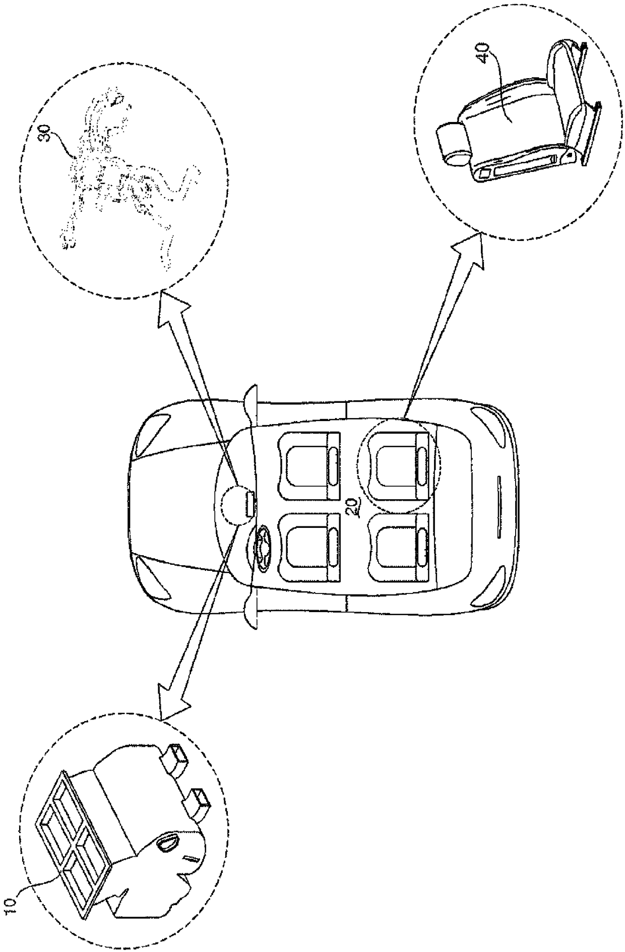 System for preventing generation of odor in vehicle and removing generated odor from vehicle