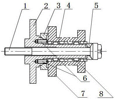 Fixture tool for gear shaping processing