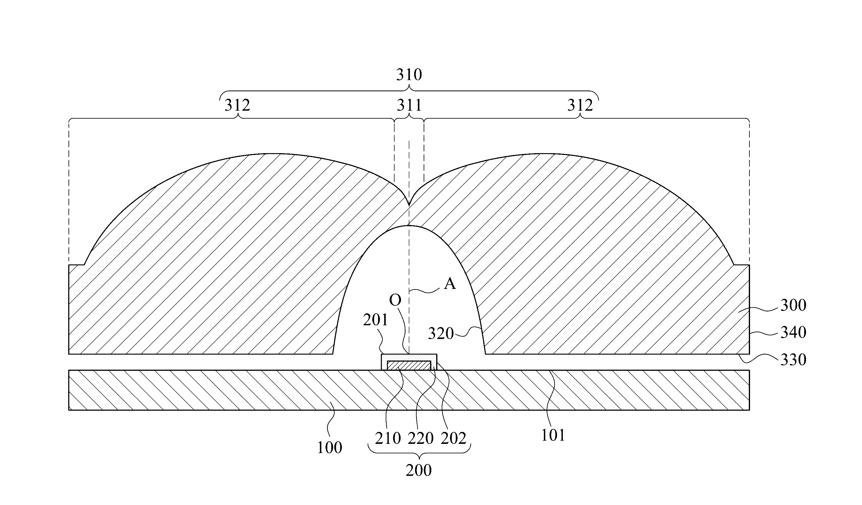 Lighting Apparatus and Lens Structure Thereof