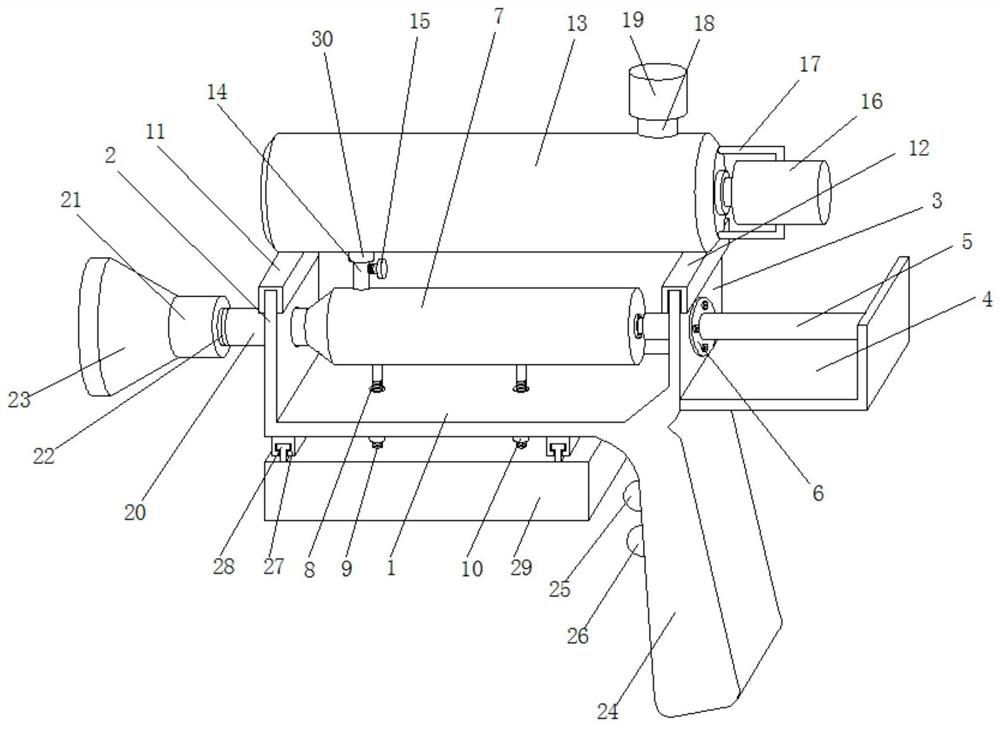 Wound surface flushing device