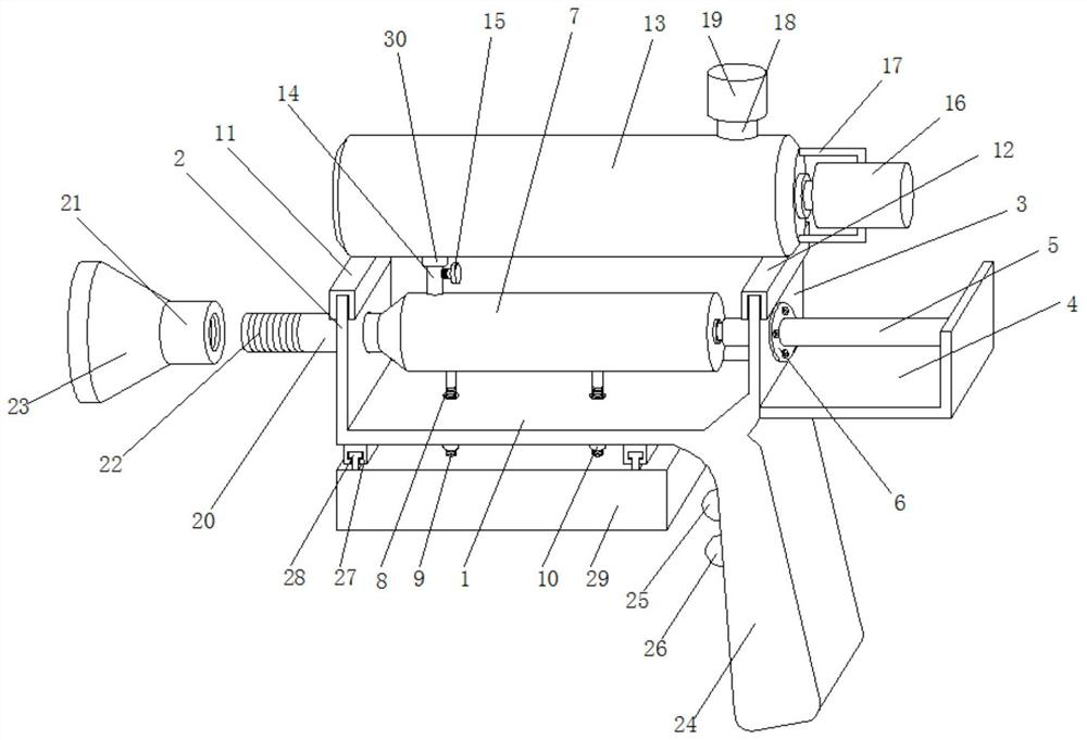 Wound surface flushing device