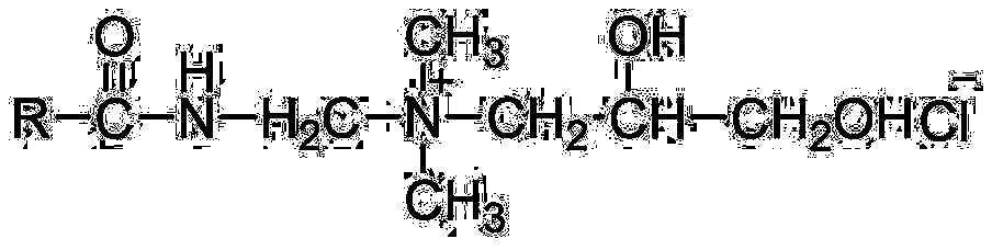 Polymer stabilizer-fatty ammonium salt for increasing recovery ratio