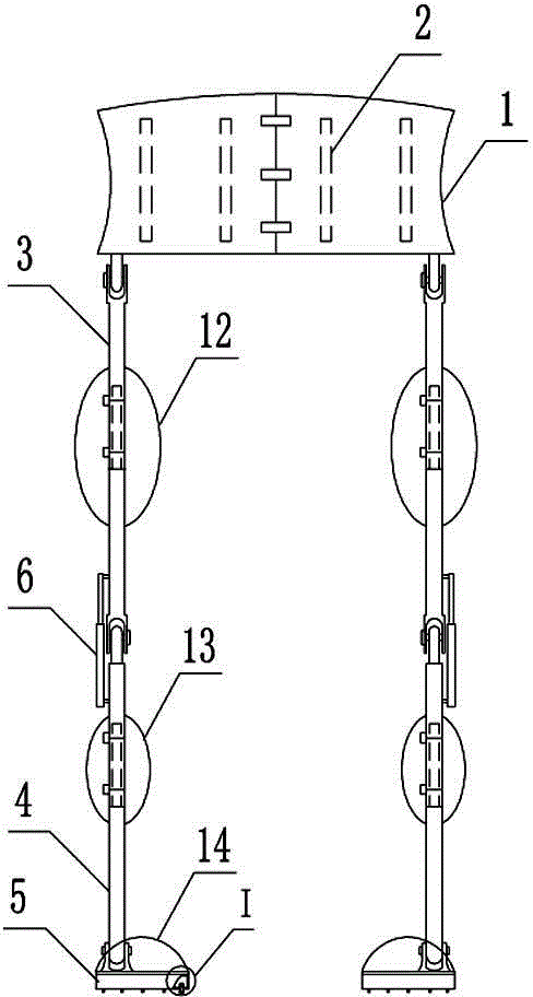 Double-lower-limb decompression treating apparatus