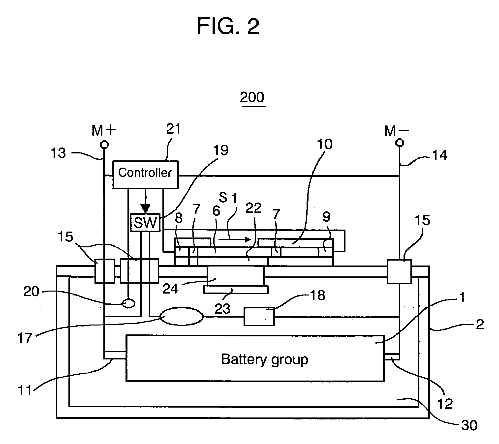 Battery receiving device, power source device using the same, and electric motor vehicle using the devices