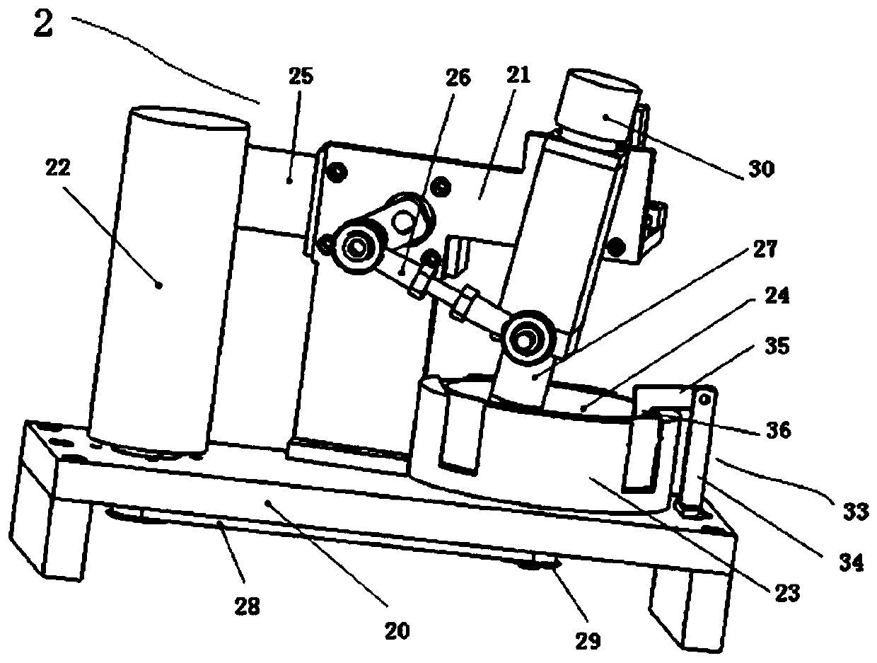 Automatic powder grinding device in anhydrous drying oven