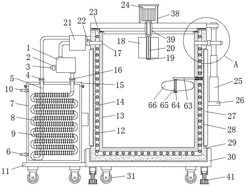 Medium-frequency induction carburizing furnace