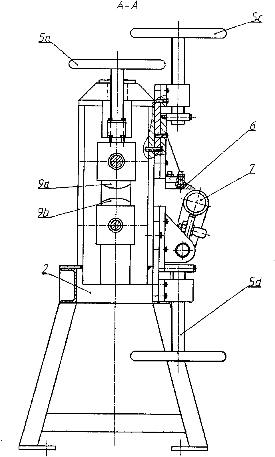 Rubber leveling machine tool