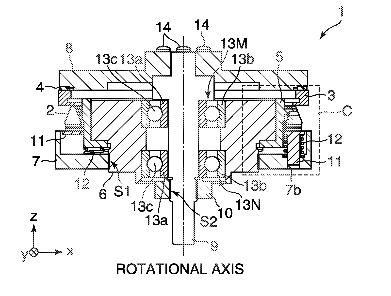 Vibration actuator that is easy in conduction inspection