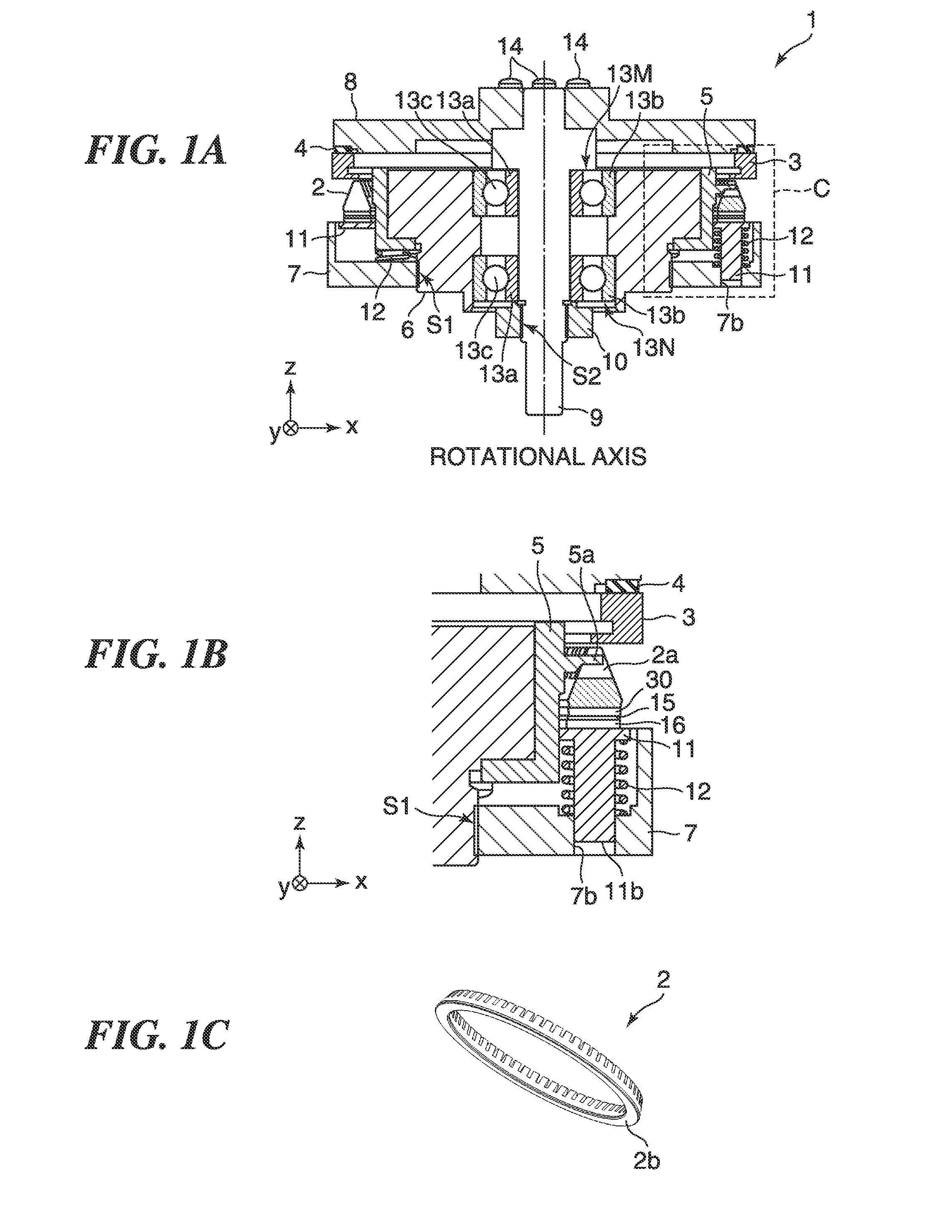 Vibration actuator that is easy in conduction inspection