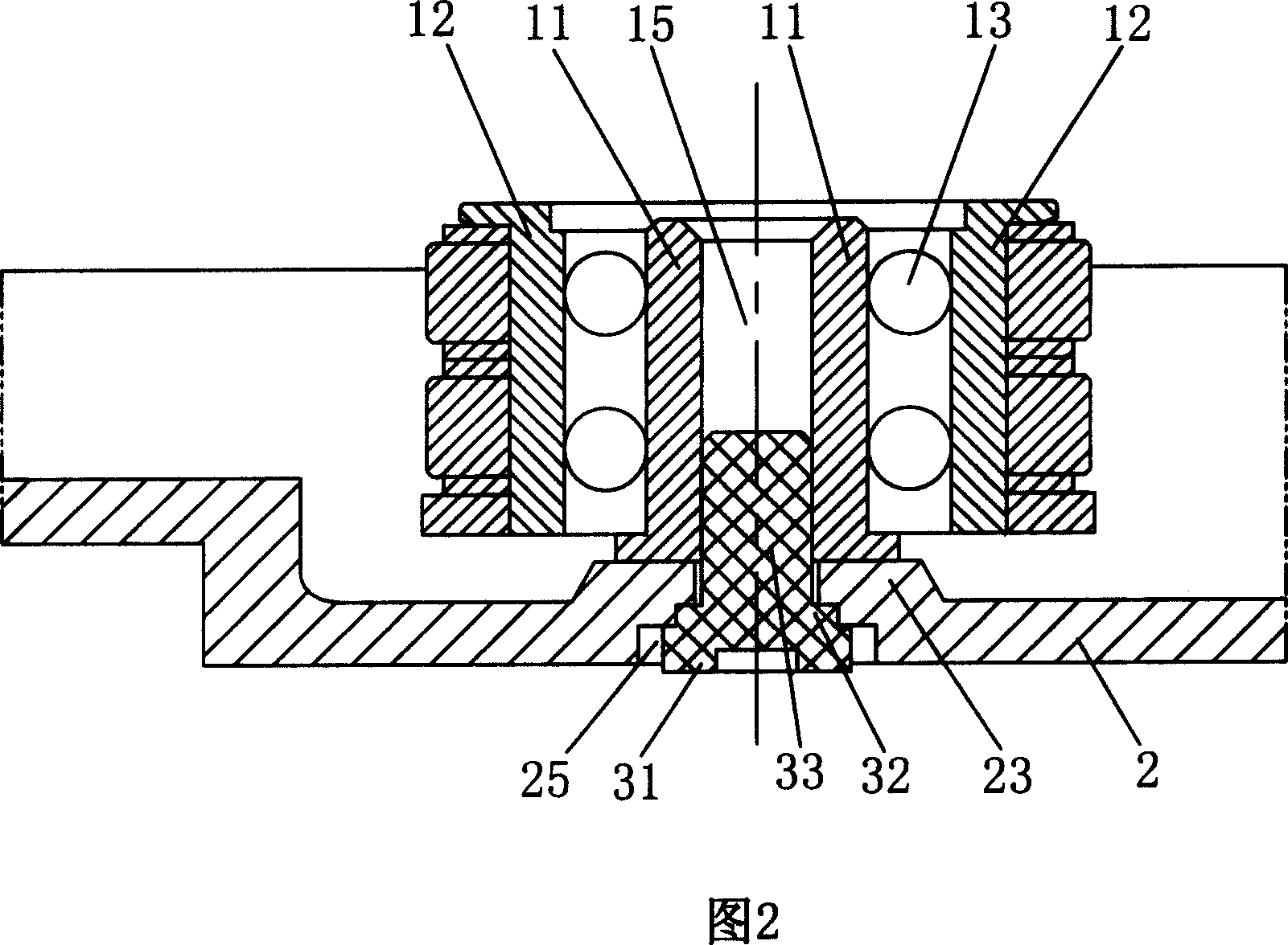 Magnetic head assembly positioning structure