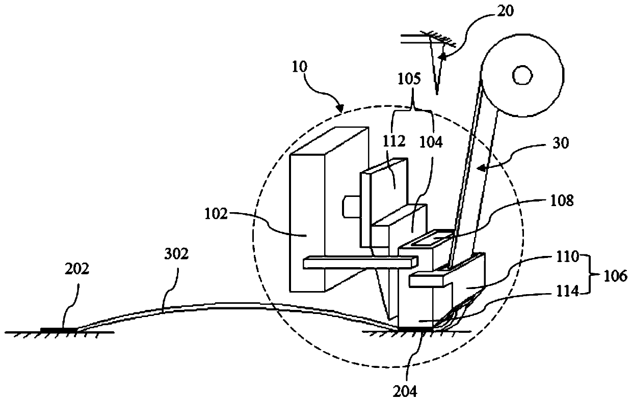 Laser welding device