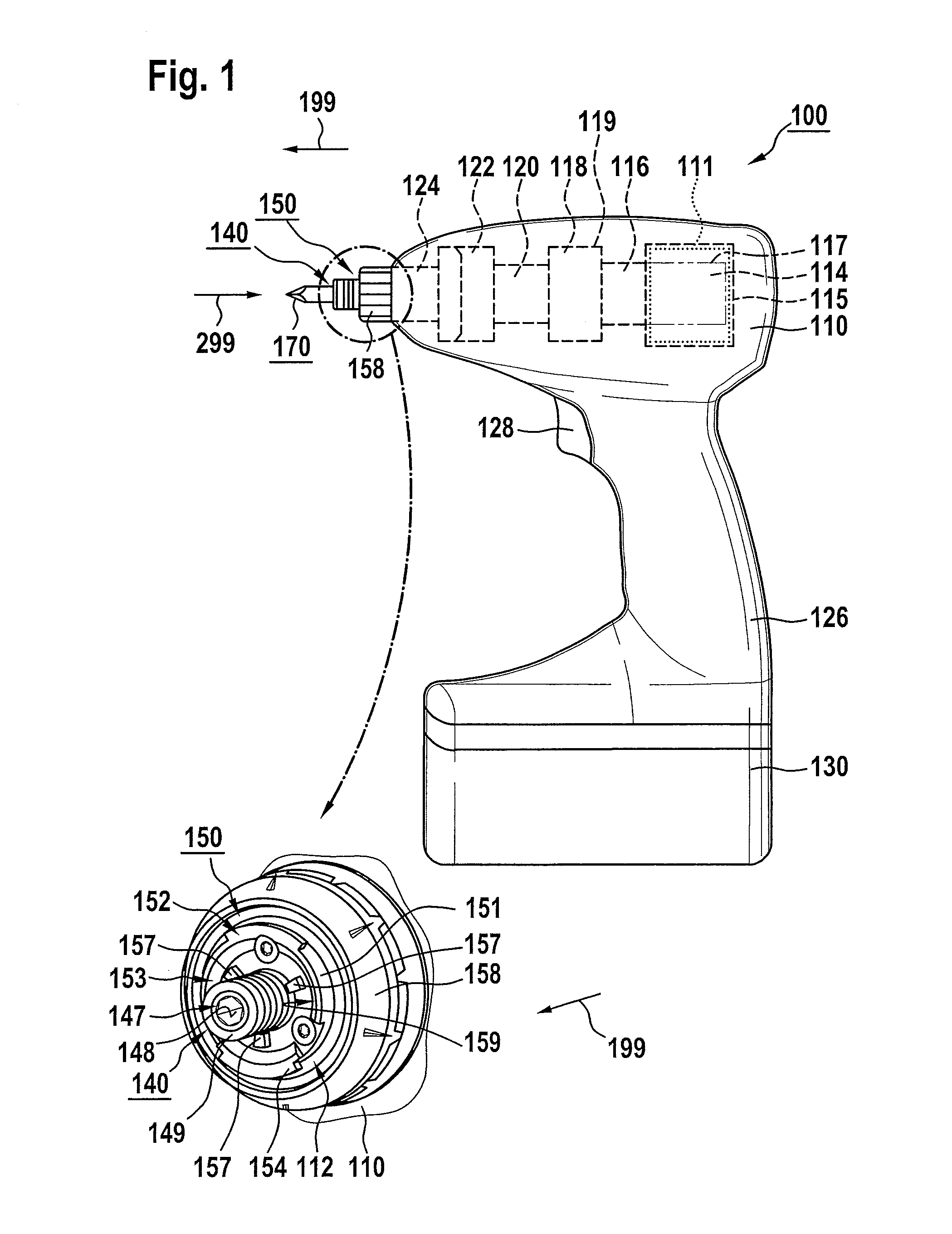 Tool attachment for a handheld machine tool