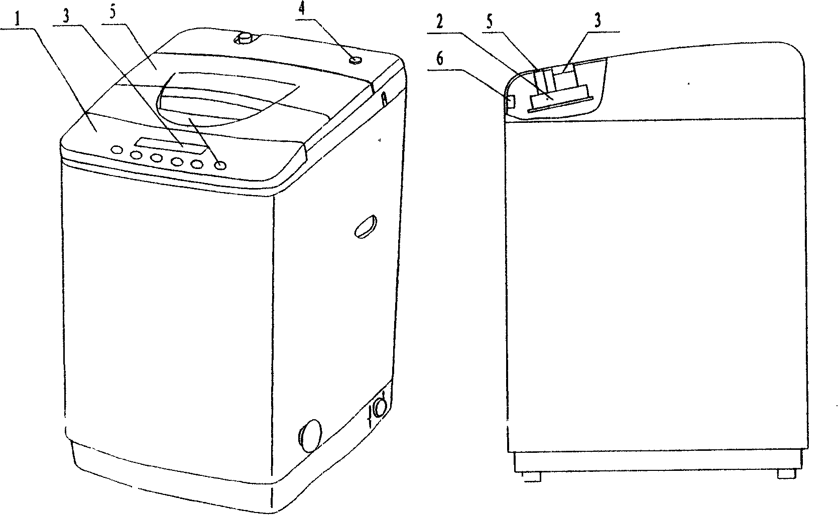 Washing machine using planar display