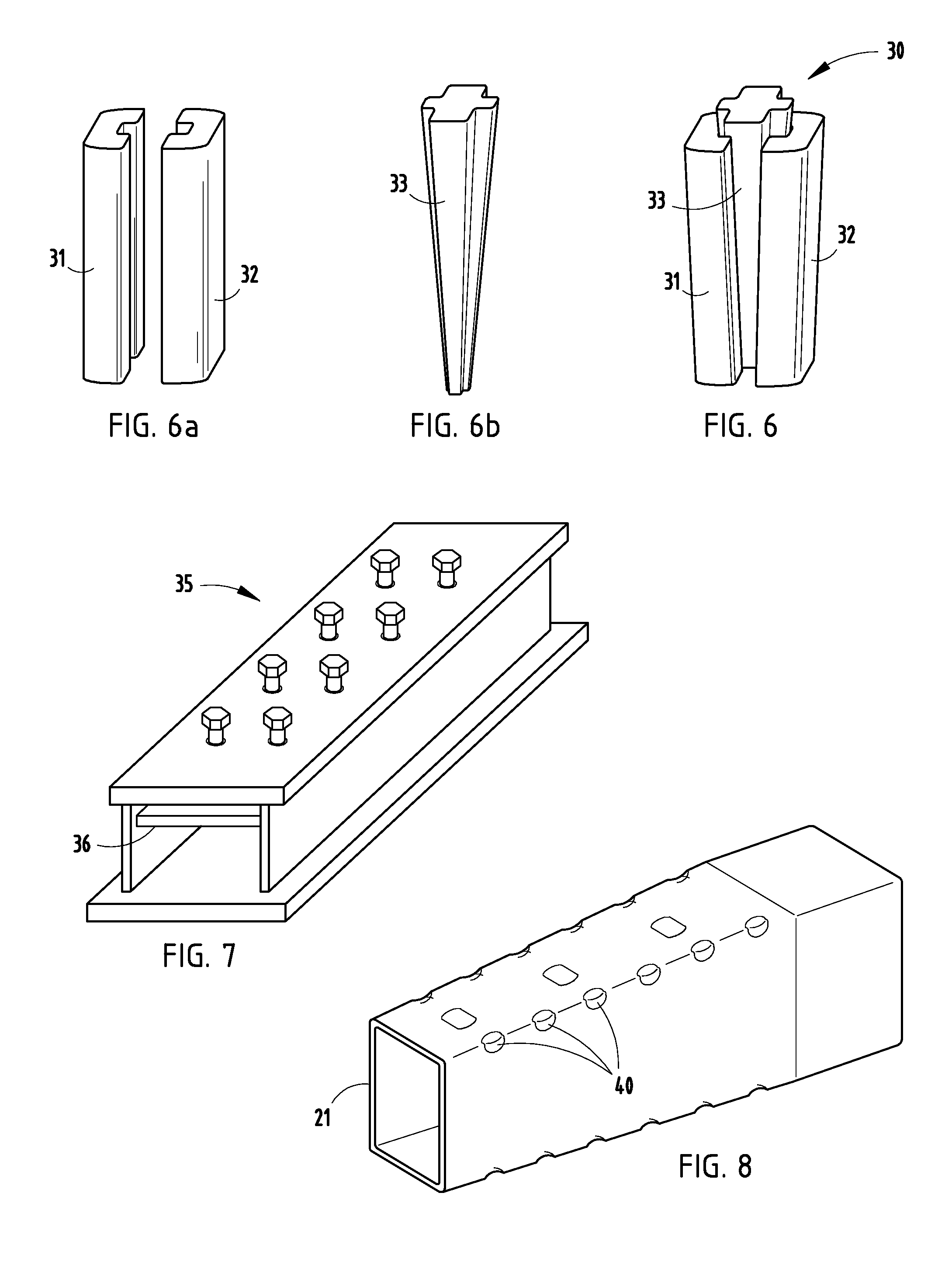 Tubular tapered crushable structures and manufacturing methods