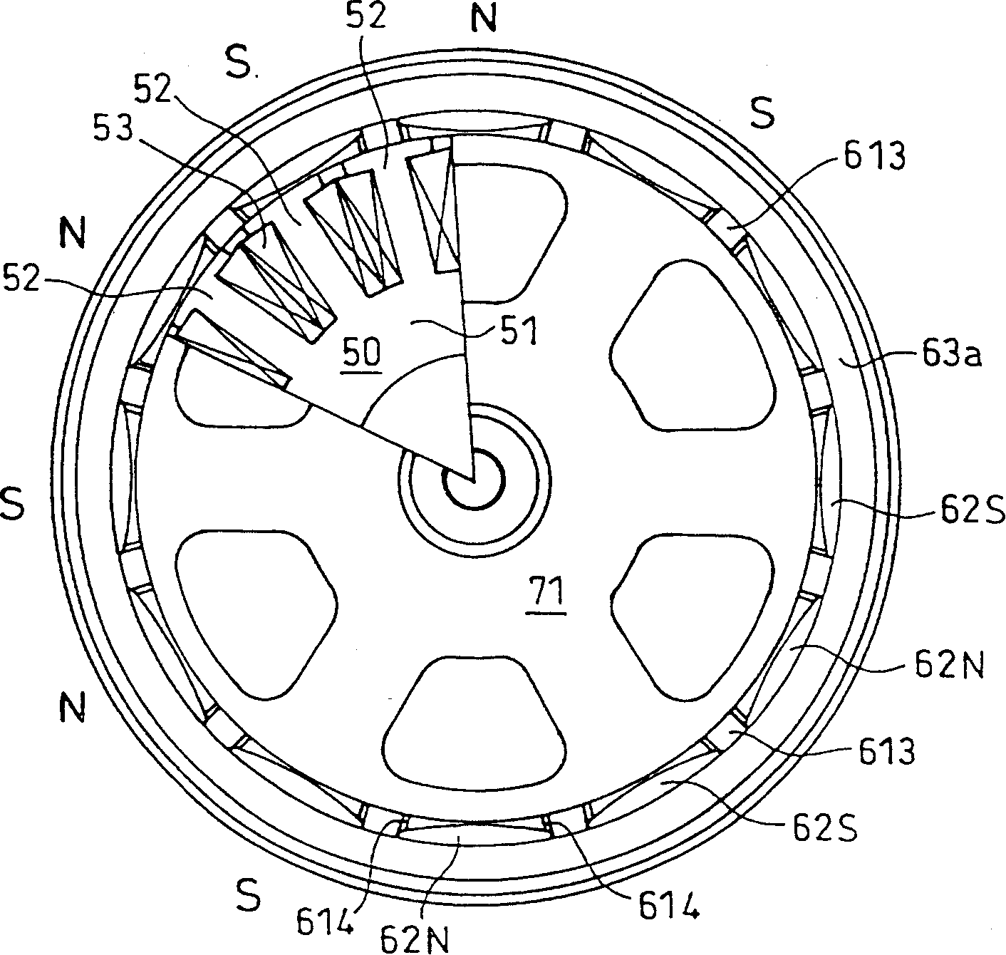 Permanent-magnet rotary motor
