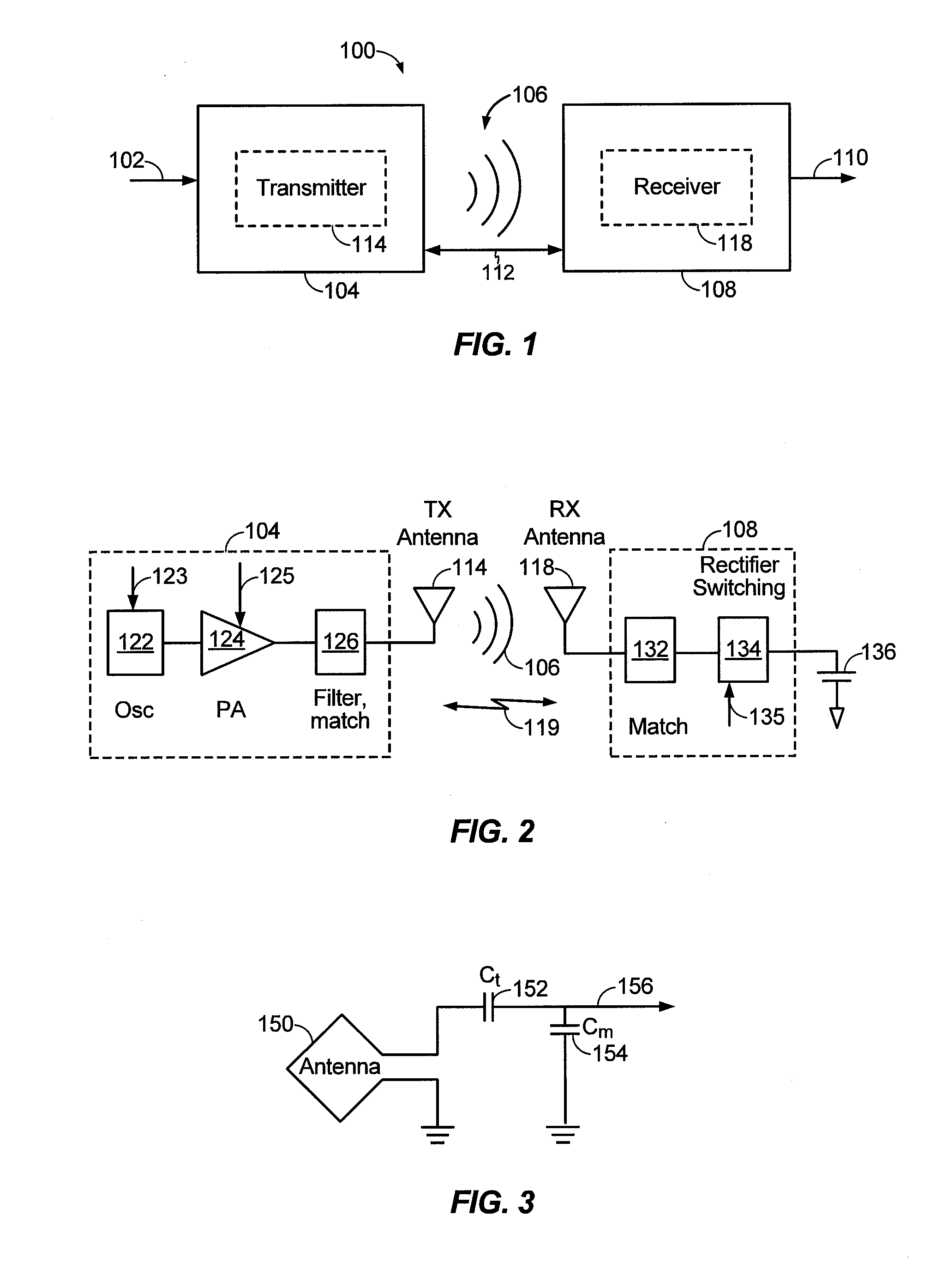 Receiver for near field communication and wireless power functionalities
