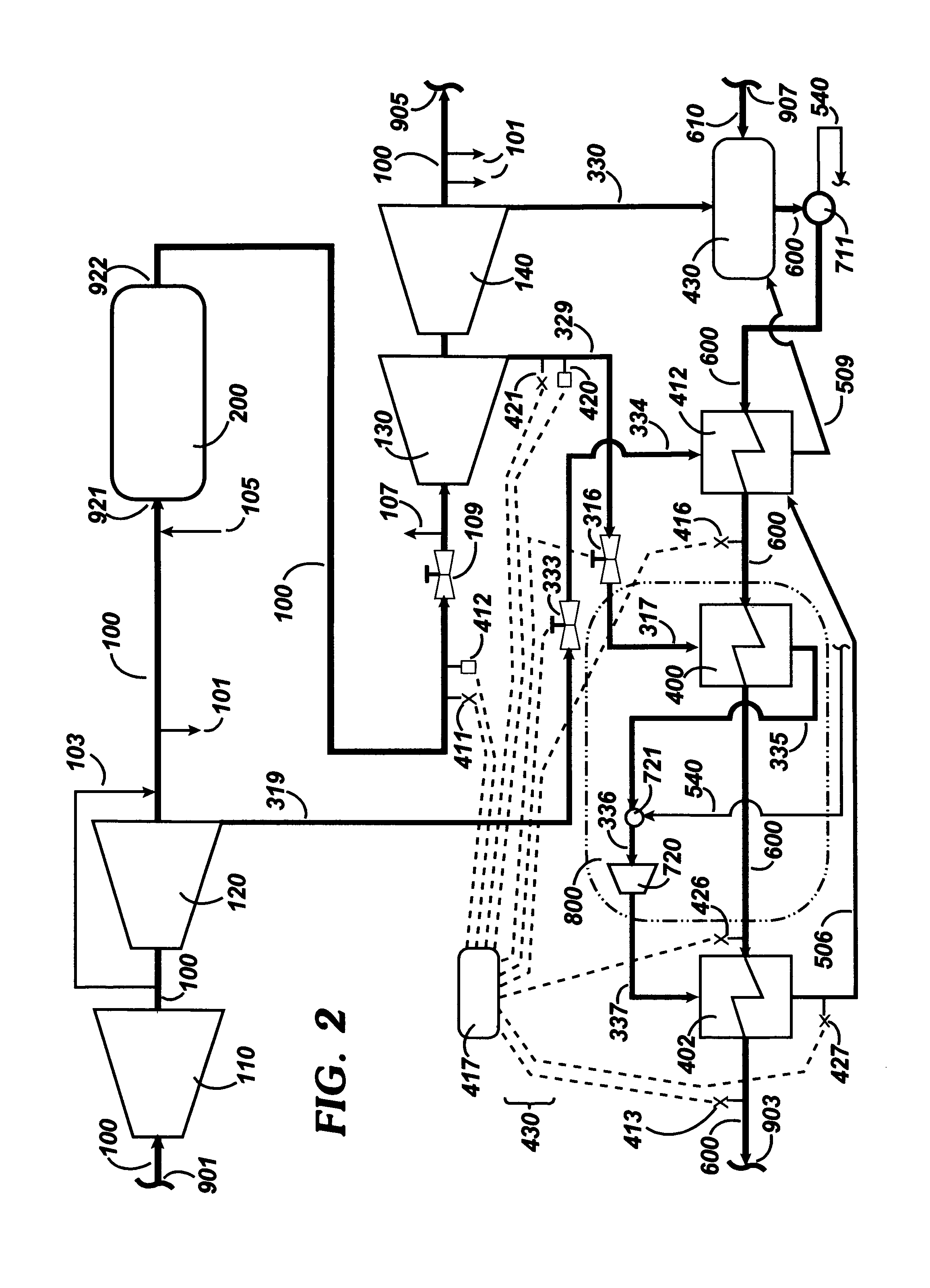 Method and apparatus for controlling the final feedwater temperature of a regenerative Rankine cycle using an exergetic heater system