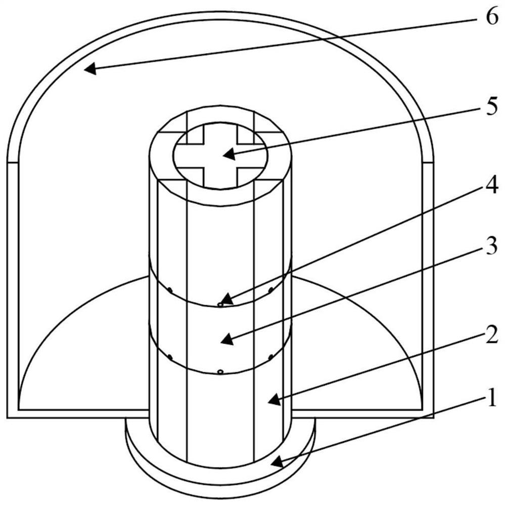 Model body manufacturing device and method for reserving grotto in geomechanical model test