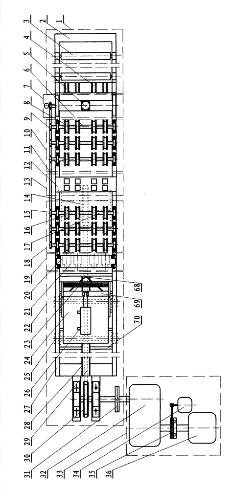 Automatic cold drawing process for colored metal tube and automatic cold drawing machine of colored metal tube