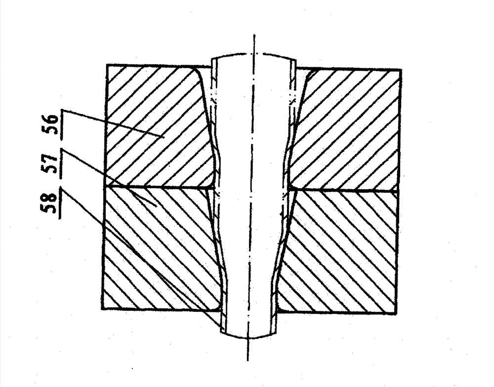 Automatic cold drawing process for colored metal tube and automatic cold drawing machine of colored metal tube