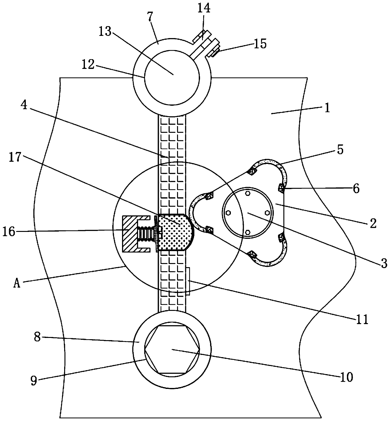 Warp protection buckle