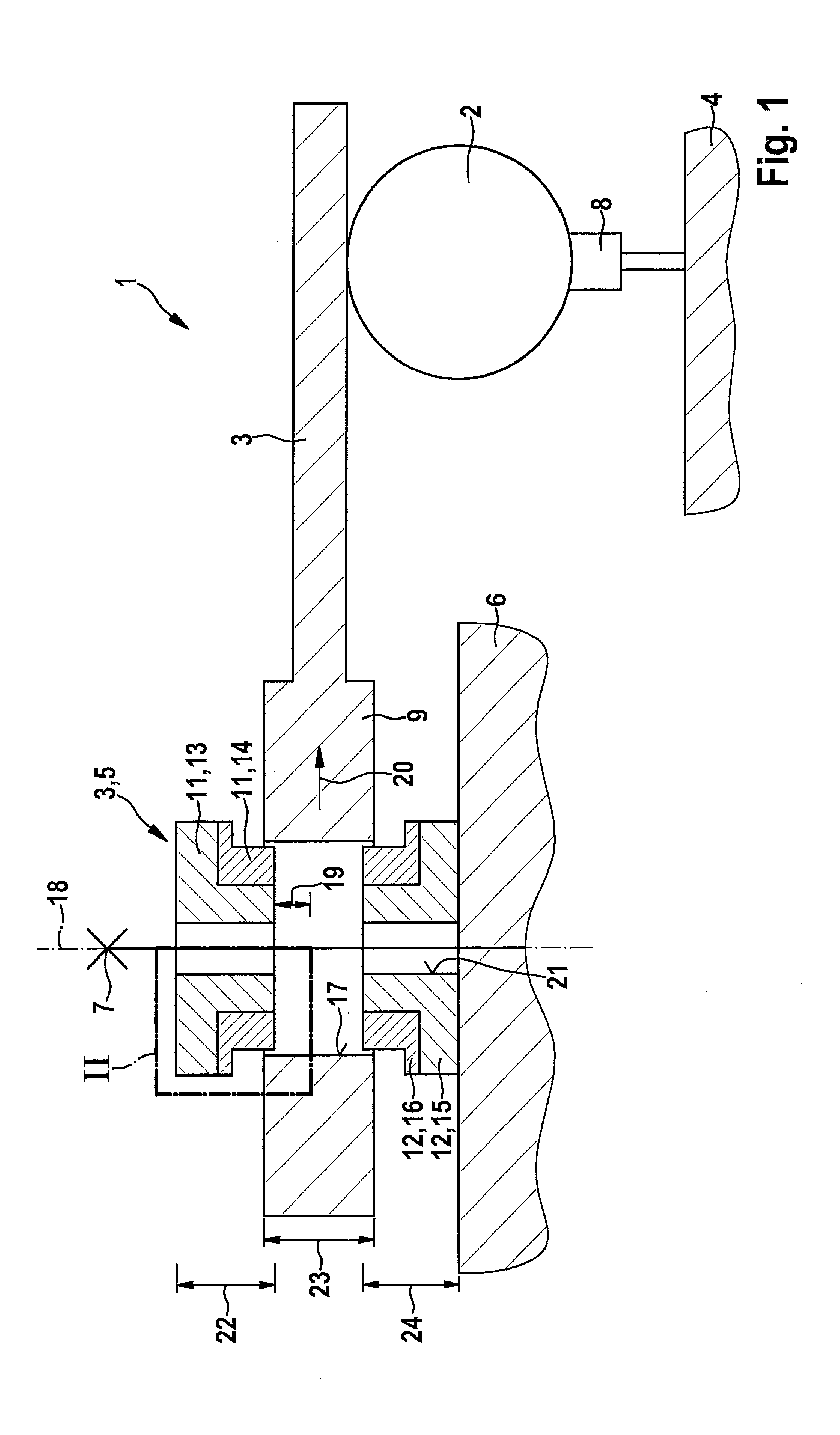 Holder for fastening a component on an internal combustion engine, a bearing sleeve for such a holder, and a fuel injection system